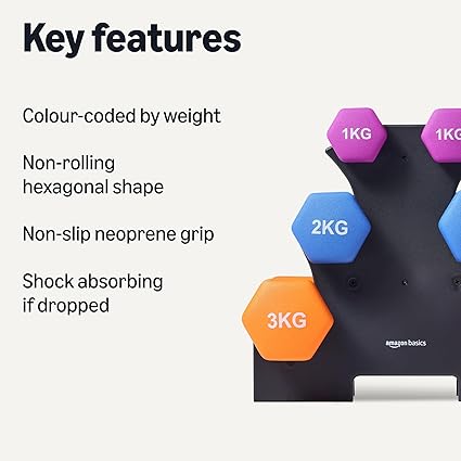 Amazon Basics Neoprene Dumbbell Pair