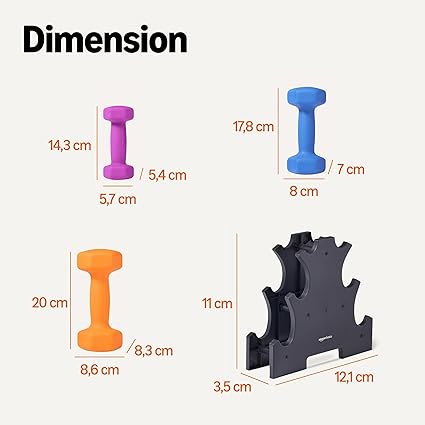 Amazon Basics Neoprene Dumbbell Pair