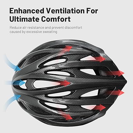 Favoto Bike Helmet Bicycle Helmet Lightweight Cycle Helmet for Adult Men Women Cycling Road Mountain Bike MTB Helmet Safety Protection Adjustable Size