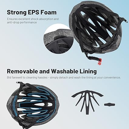 Favoto Bike Helmet Bicycle Helmet Lightweight Cycle Helmet for Adult Men Women Cycling Road Mountain Bike MTB Helmet Safety Protection Adjustable Size